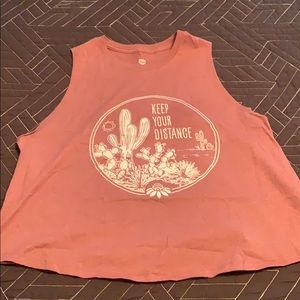 Keep Your Distance Crop-Mauvelous